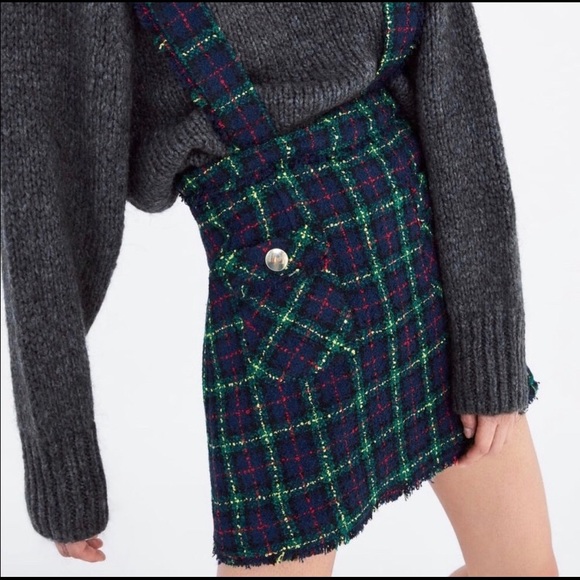 Tweed overall skirt Clearance